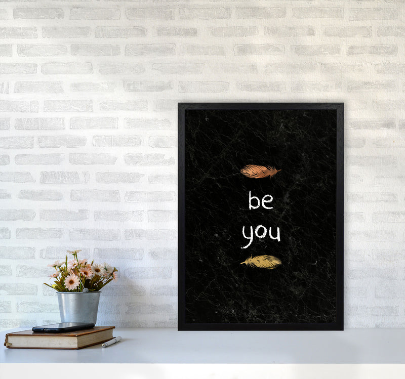 Be You Nursery Quote Print By Orara Studio A2 White Frame