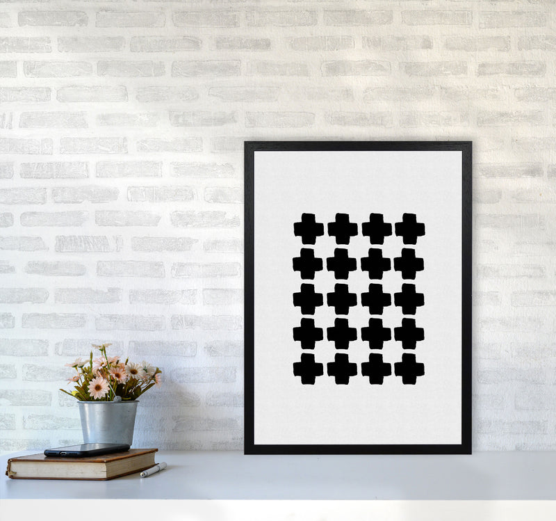 Black And White Abstract III Print By Orara Studio A2 White Frame
