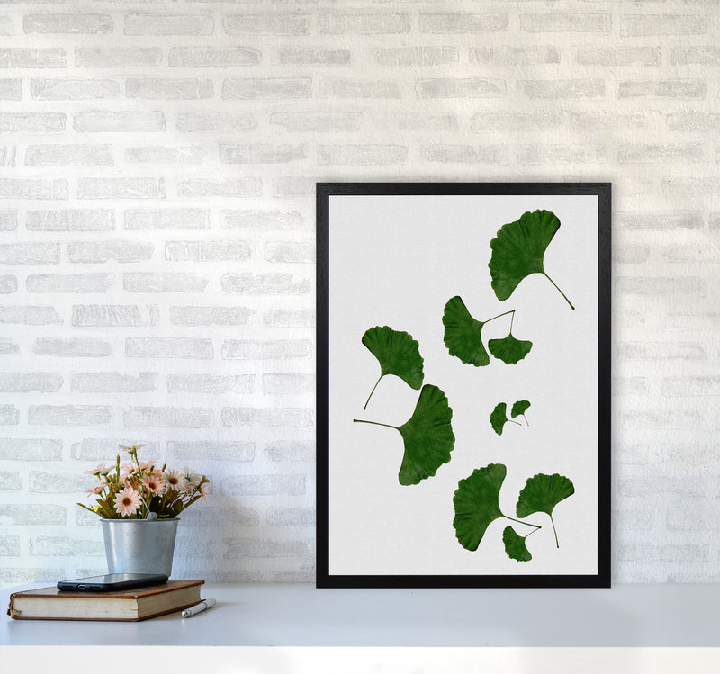 Ginkgo Leaf I Print By Orara Studio, Framed Botanical & Nature Art Print A2 White Frame