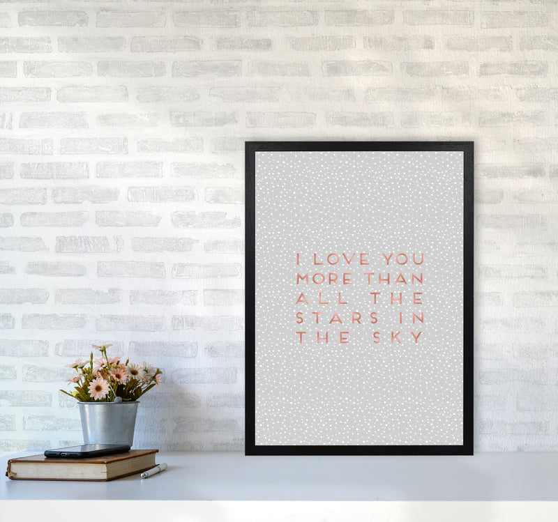 I Love You Quote Print By Orara Studio A2 White Frame