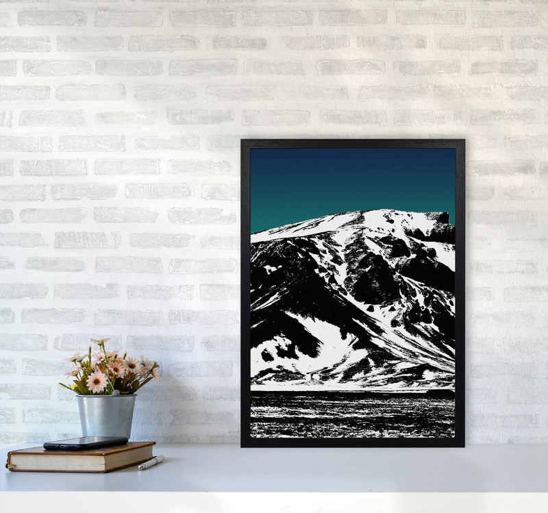 Iceland Mountains I Print By Orara Studio, Framed Botanical & Nature Art Print A2 White Frame