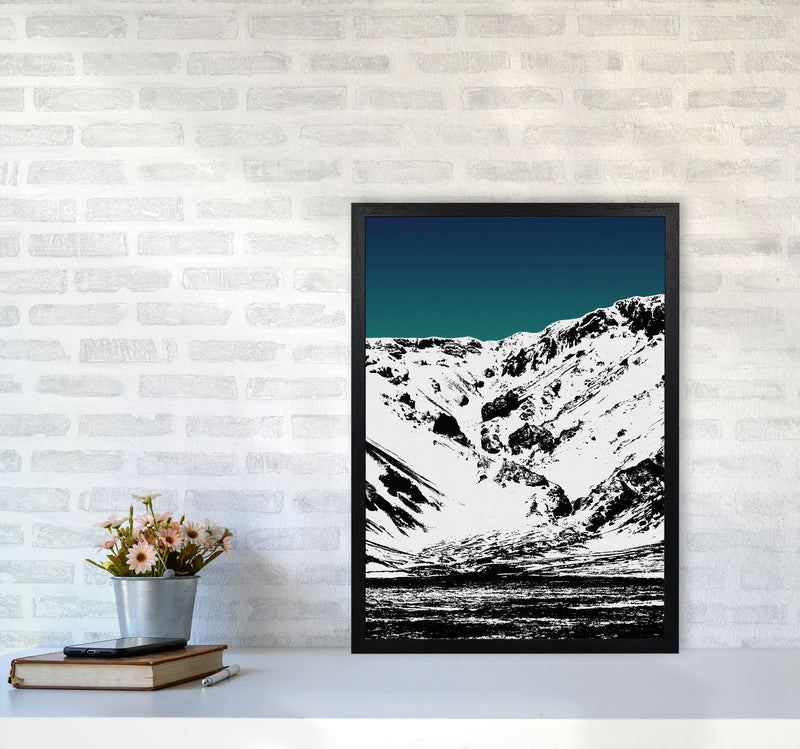 Iceland Mountains II Print By Orara Studio, Framed Botanical & Nature Art Print A2 White Frame