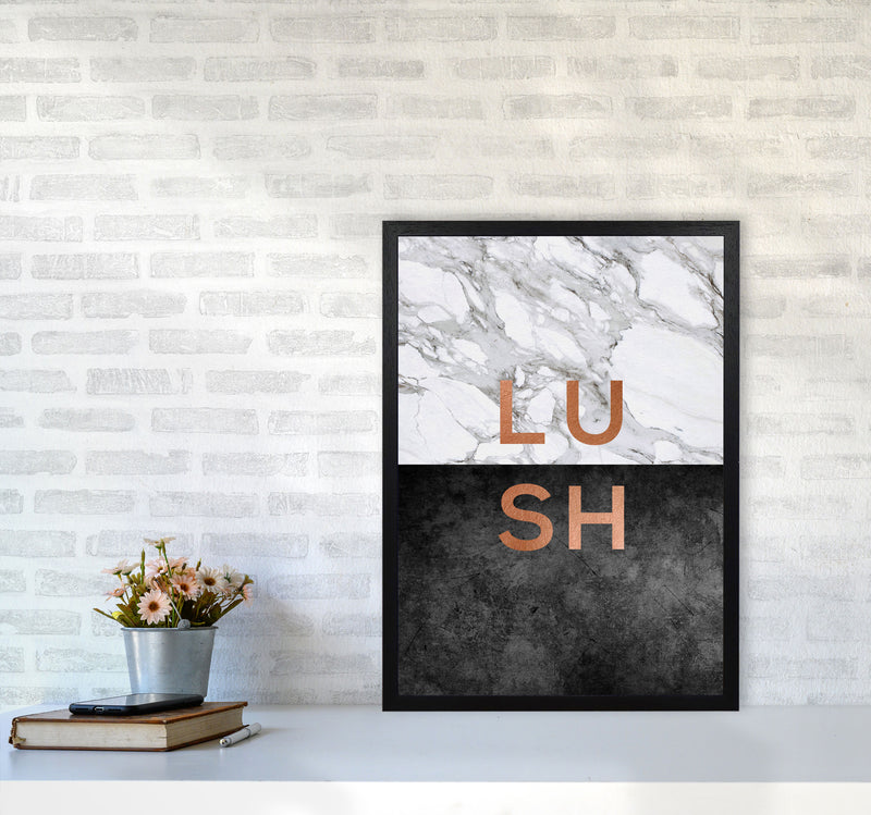 Lush Copper Quote Print By Orara Studio A2 White Frame