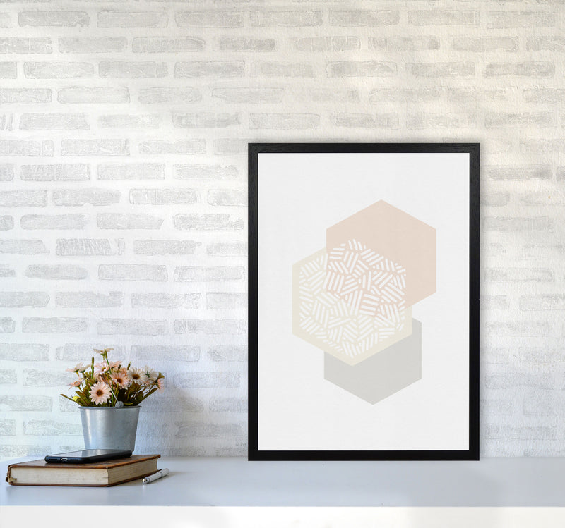 Minimalist Geometric I Print By Orara Studio A2 White Frame