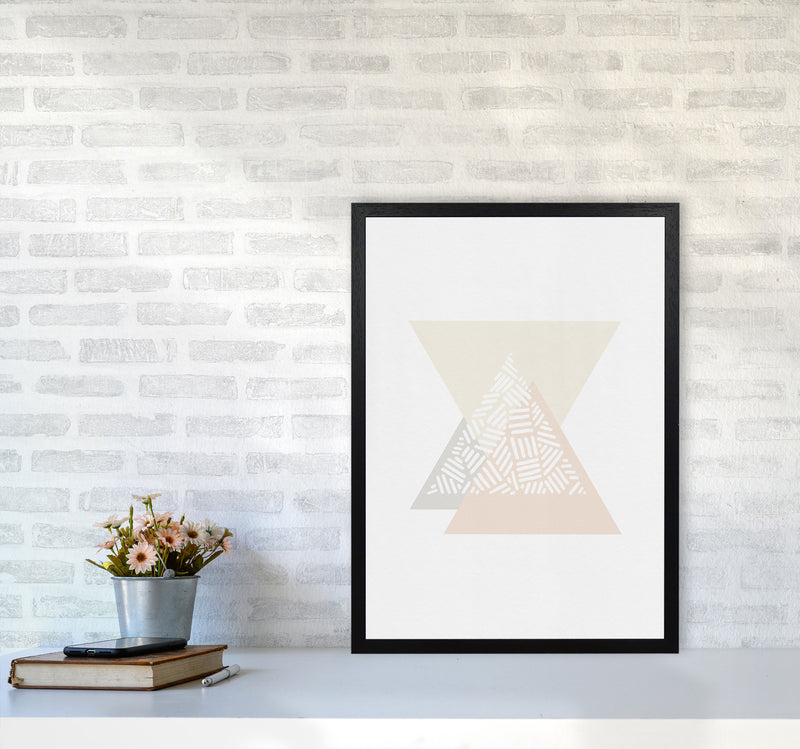 Minimalist Geometric III Print By Orara Studio A2 White Frame