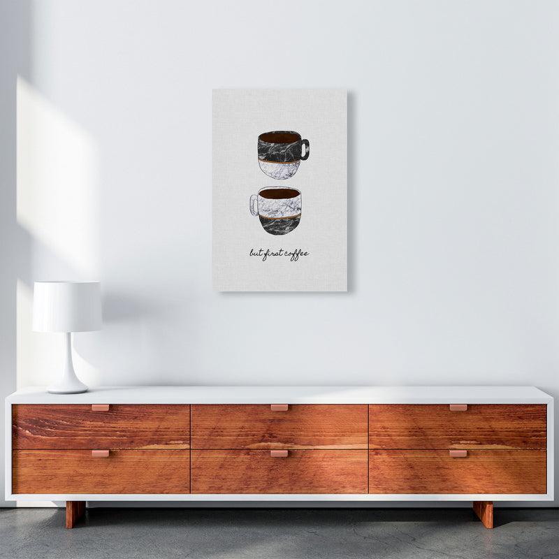 But First Coffee II Print By Orara Studio, Framed Kitchen Wall Art A2 Canvas