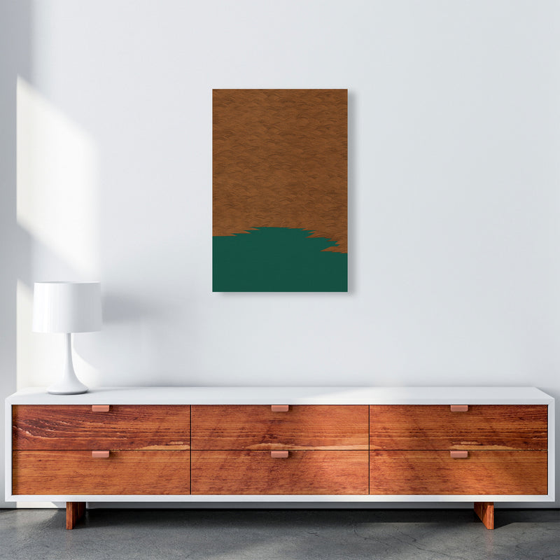 Copper & Green Landscape Print By Orara Studio A2 Canvas