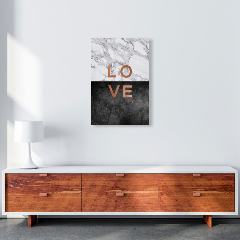 Love Copper Quote Print By Orara Studio A2 Canvas