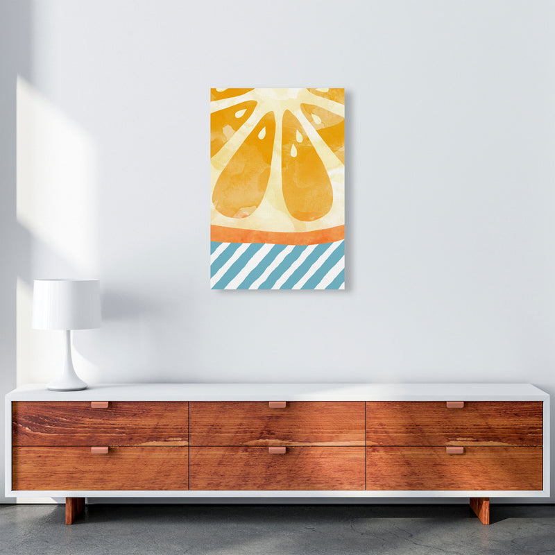 Orange Abstract Print By Orara Studio, Framed Kitchen Wall Art A2 Canvas