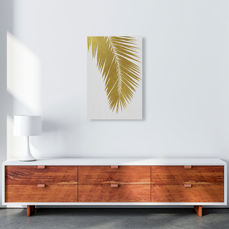 Palm Leaf Gold I Print By Orara Studio, Framed Botanical & Nature Art Print A2 Canvas