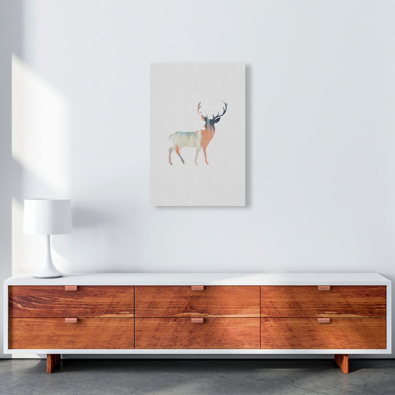 Pastel Deer I Print By Orara Studio Animal Art Print A2 Canvas