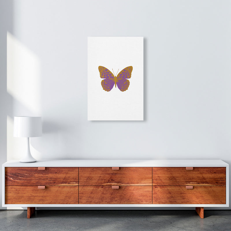 Purple Butterfly Print By Orara Studio Animal Art Print A2 Canvas