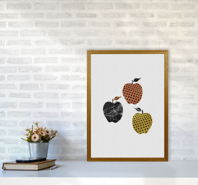 Apples Print By Orara Studio, Framed Kitchen Wall Art A2 Print Only