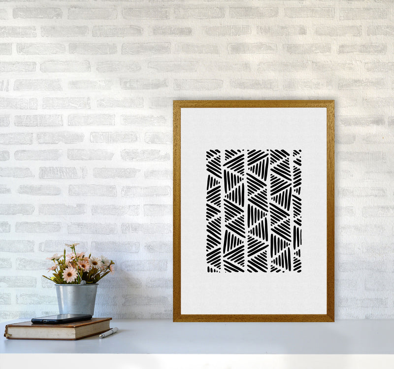 Black And White Abstract I Print By Orara Studio A2 Print Only