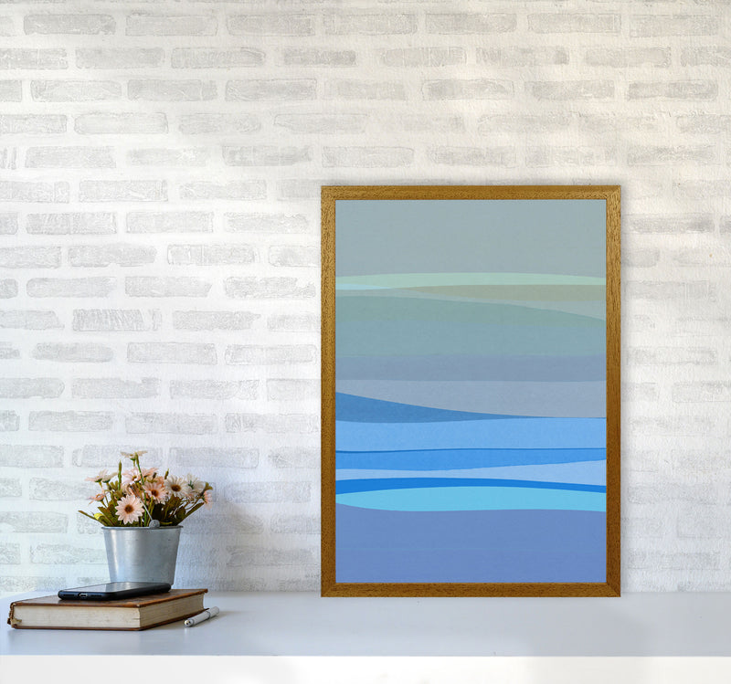 Blue Abstract I Print By Orara Studio A2 Print Only