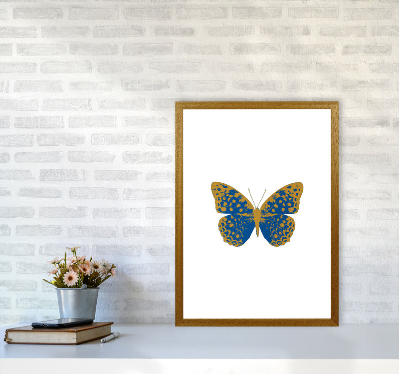 Blue Butterfly Print By Orara Studio Animal Art Print A2 Print Only
