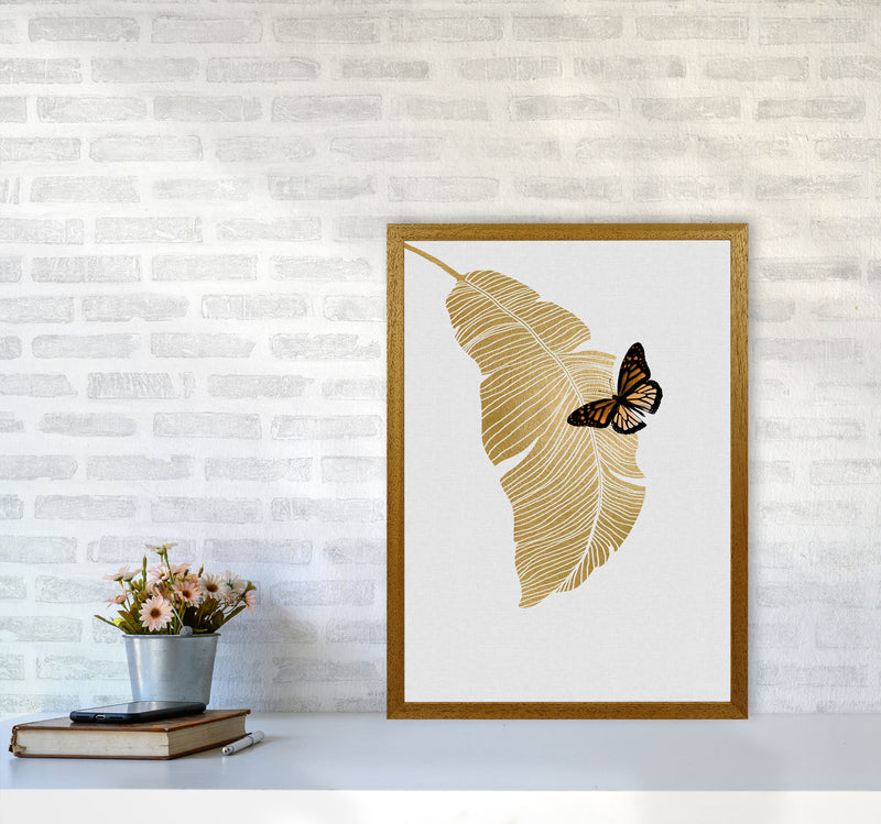 Butterfly & Palm Leaf Print By Orara Studio A2 Print Only