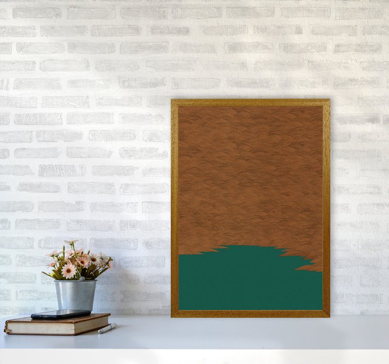 Copper & Green Landscape Print By Orara Studio A2 Print Only