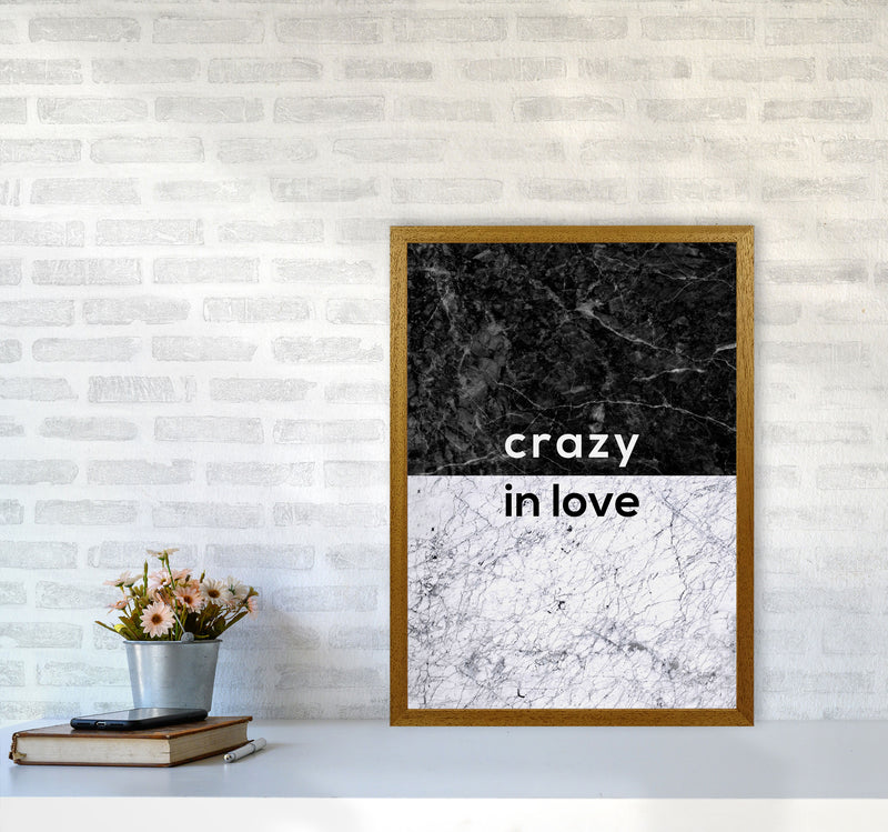 Crazy In Love Marble Quote Print By Orara Studio A2 Print Only