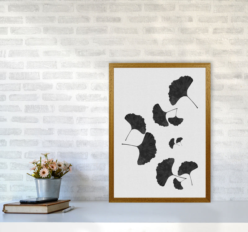 Ginkgo Leaf Black & White I Print By Orara Studio A2 Print Only