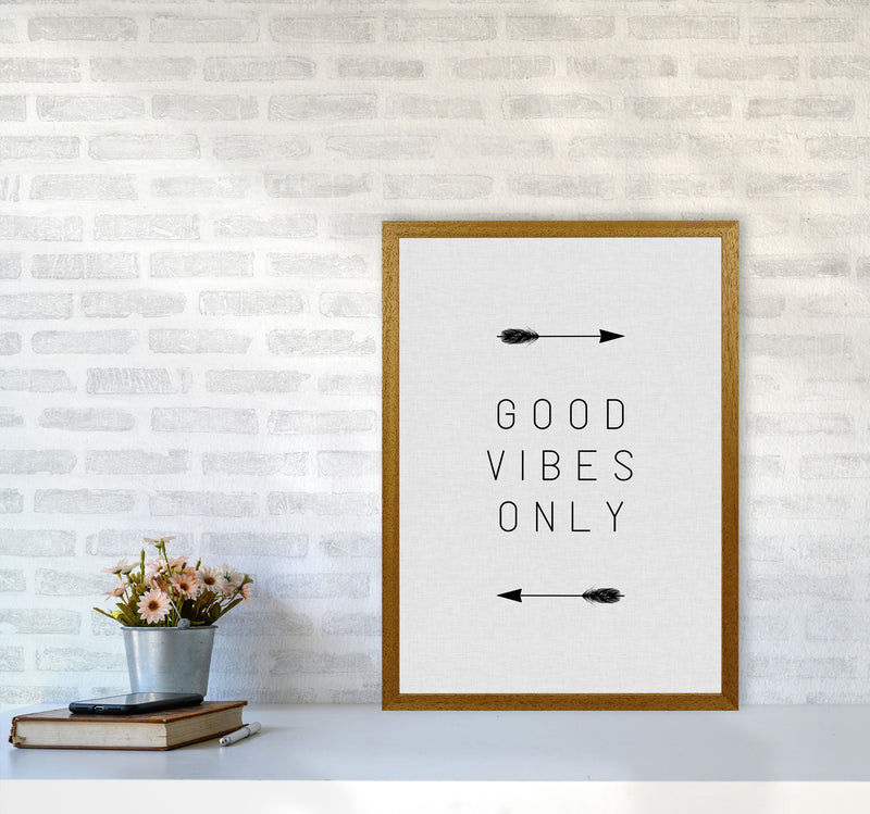 Good Vibes Only Arrow Quote Print By Orara Studio A2 Print Only