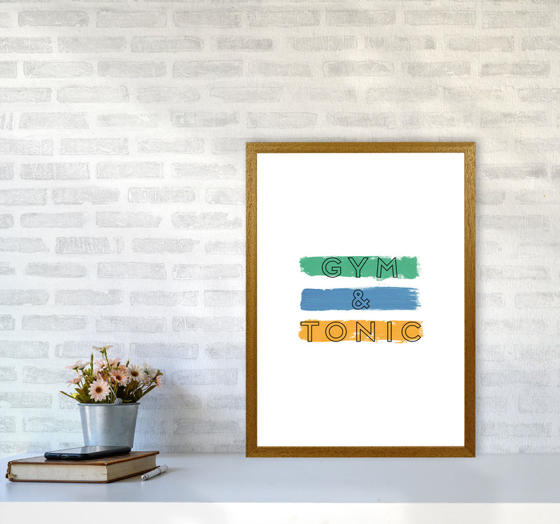Gym & Tonic Print By Orara Studio, Framed Kitchen Wall Art A2 Print Only
