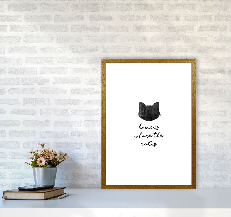 Home Is Where The Cat Is Print By Orara Studio Animal Art Print A2 Print Only