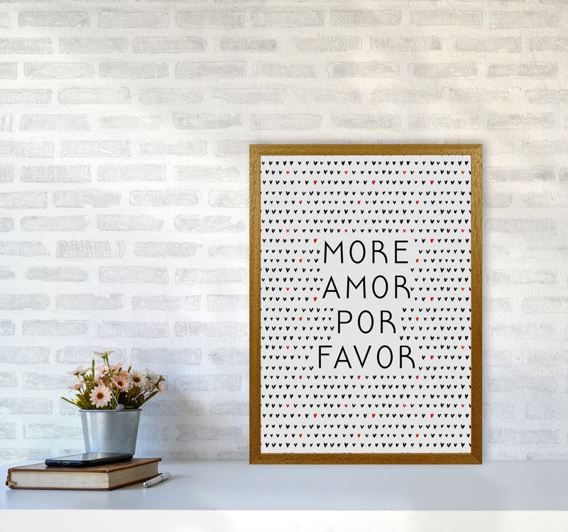 More Amor Black & White Love Quote Print By Orara Studio A2 Print Only