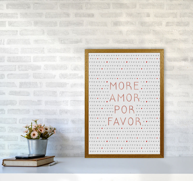 More Amor Pink Love Quote Print By Orara Studio A2 Print Only