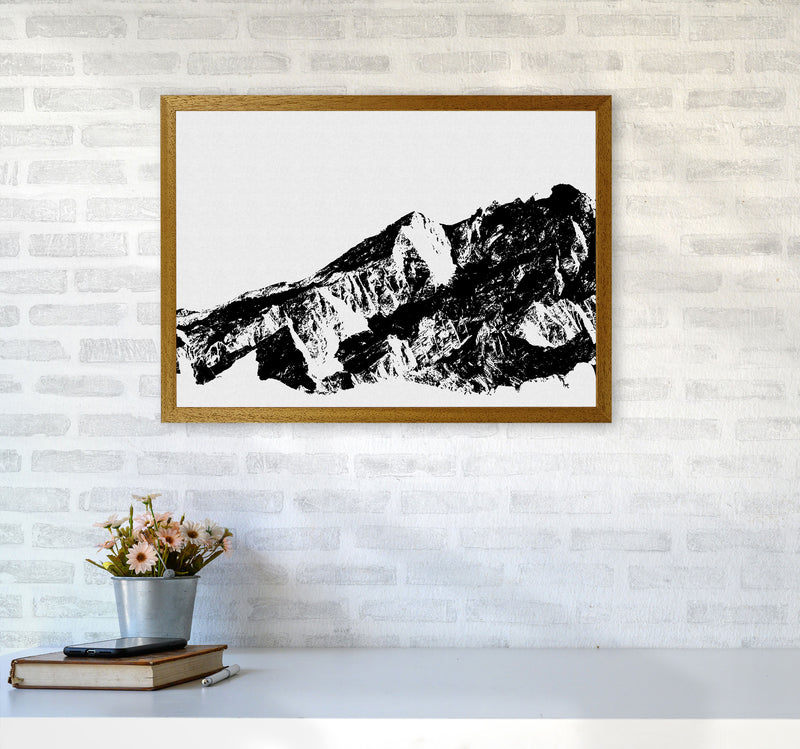 Mountains I Print By Orara Studio, Framed Botanical & Nature Art Print A2 Print Only