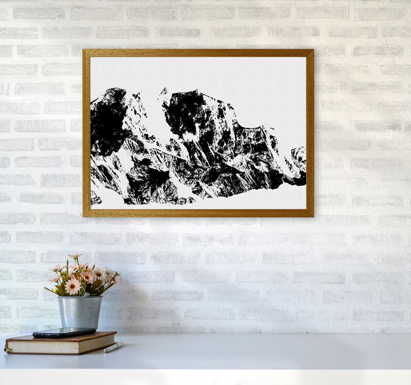 Mountains II Print By Orara Studio, Framed Botanical & Nature Art Print A2 Print Only