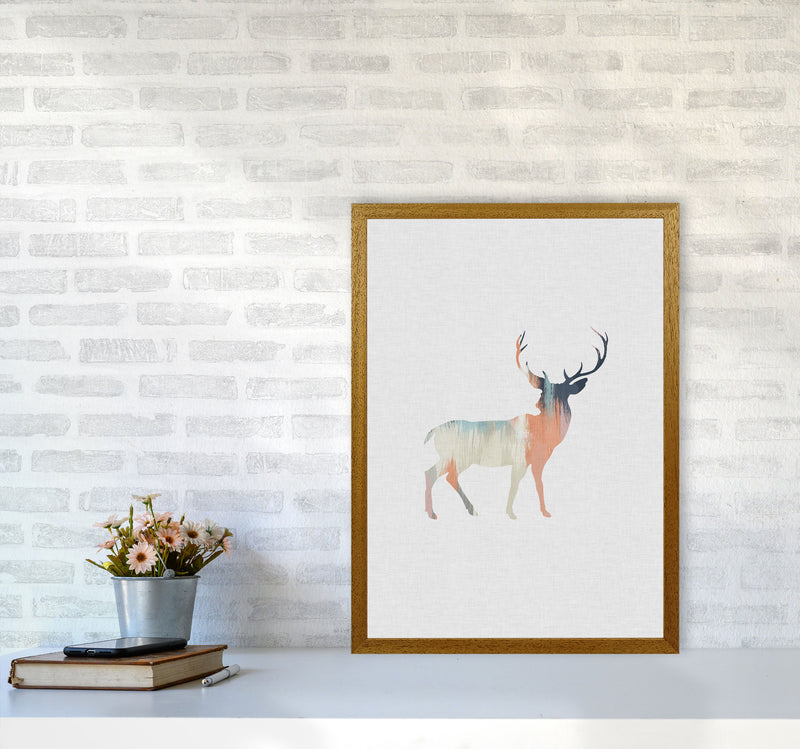 Pastel Deer I Print By Orara Studio Animal Art Print A2 Print Only