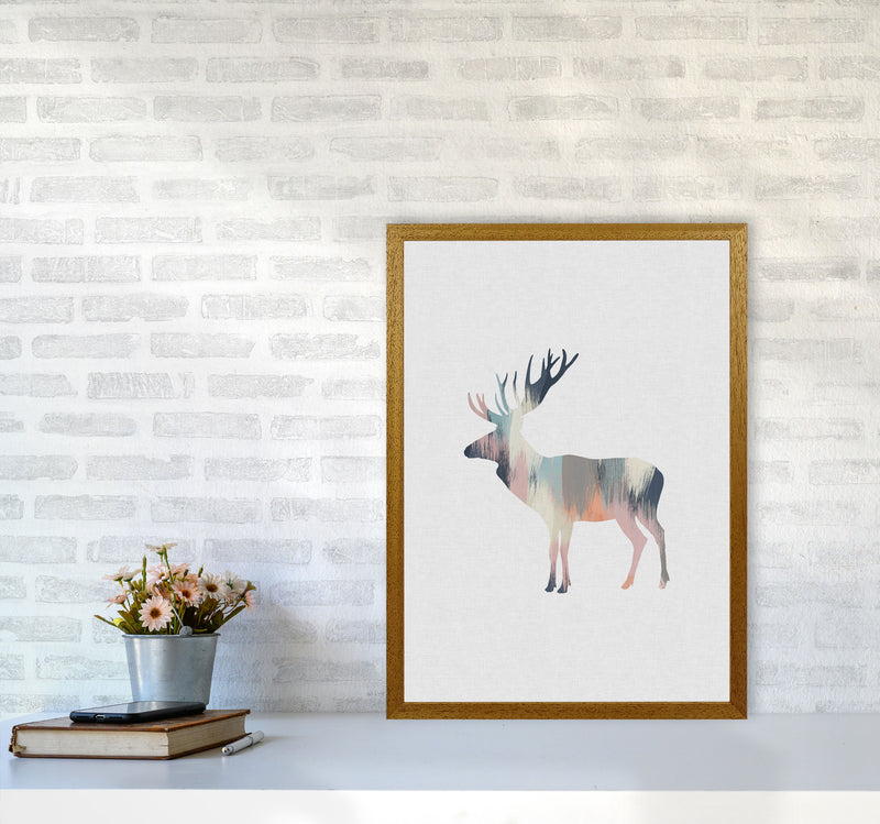 Pastel Moose Print By Orara Studio Animal Art Print A2 Print Only