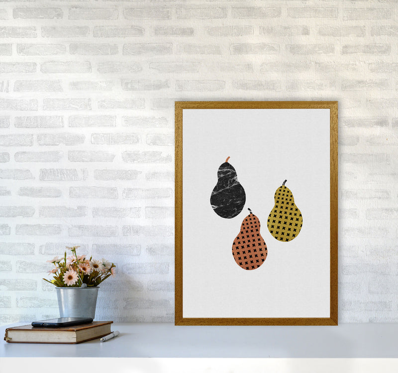Pears Print By Orara Studio, Framed Kitchen Wall Art A2 Print Only