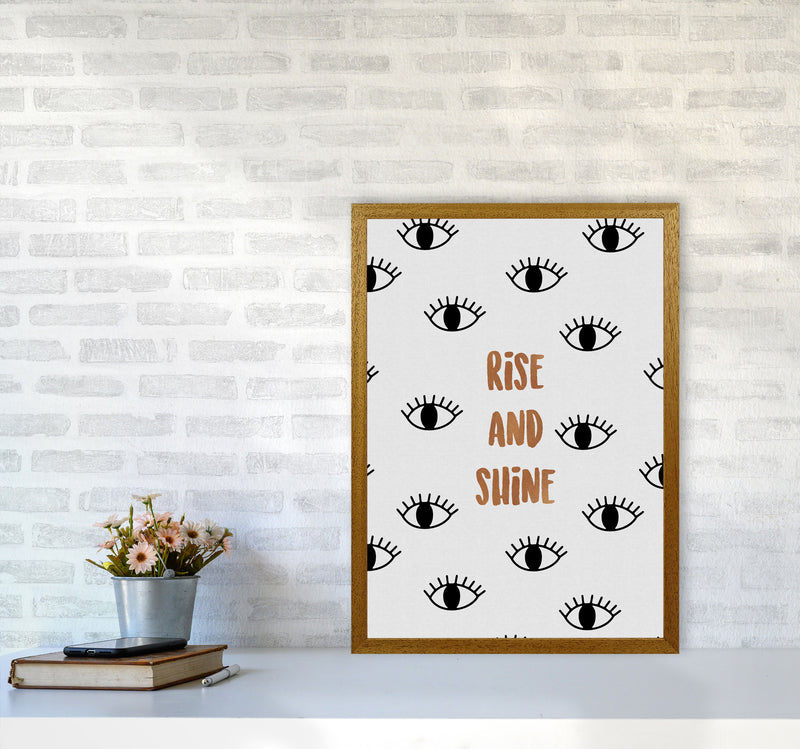 Rise & Shine Bedroom Quote Print By Orara Studio A2 Print Only