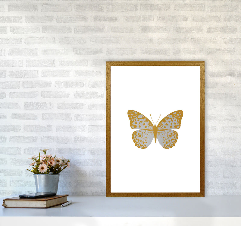 Silver Butterfly Print By Orara Studio Animal Art Print A2 Print Only