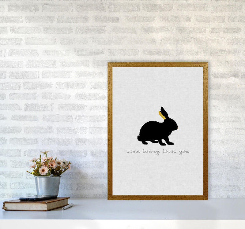 Some Bunny Loves You Animal Quote Print By Orara Studio A2 Print Only