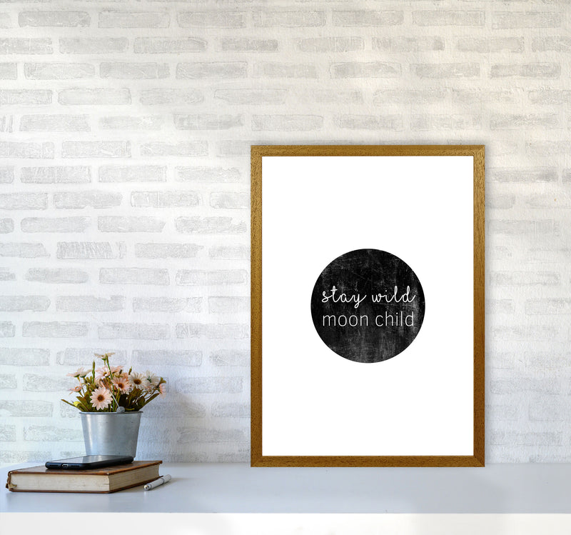 Stay Wild Moon Child Typography Print By Orara Studio A2 Print Only