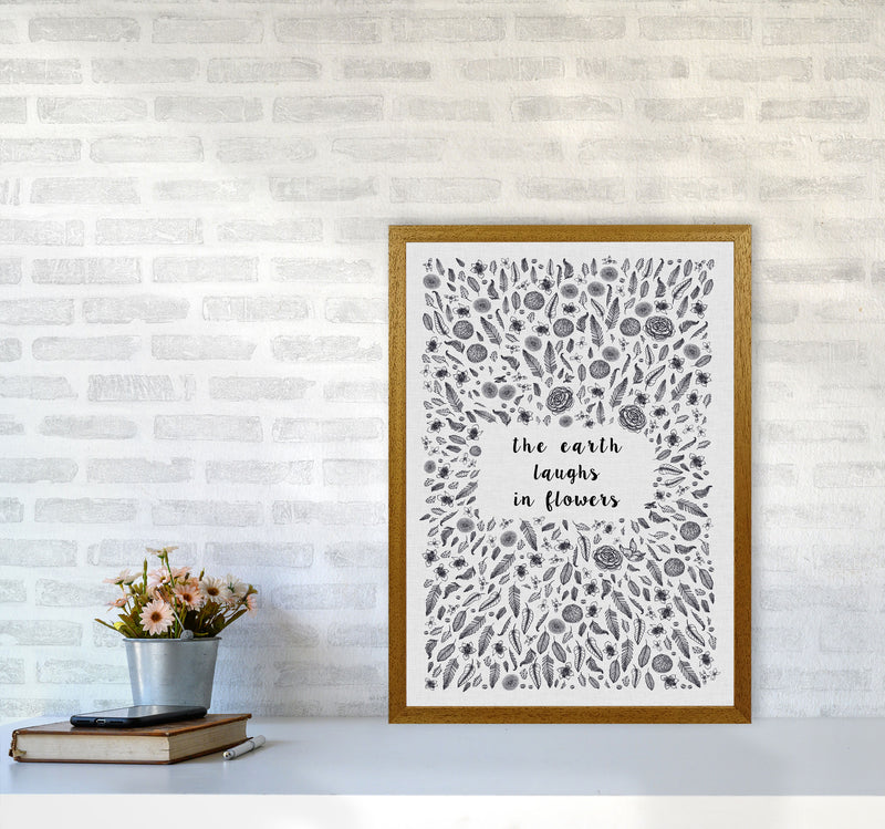 The Earth Laughs In Flowers Shakespeare Quote Print By Orara Studio A2 Print Only