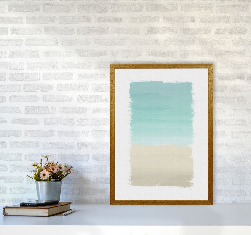 Turquoise Abstract Print By Orara Studio A2 Print Only
