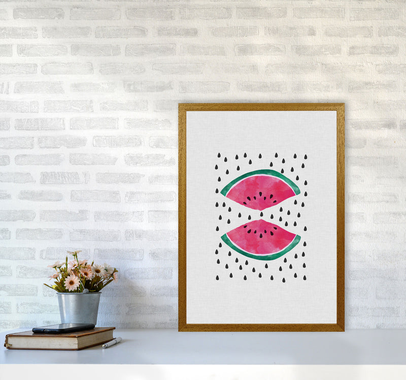Watermelon Slices Print By Orara Studio, Framed Kitchen Wall Art A2 Print Only