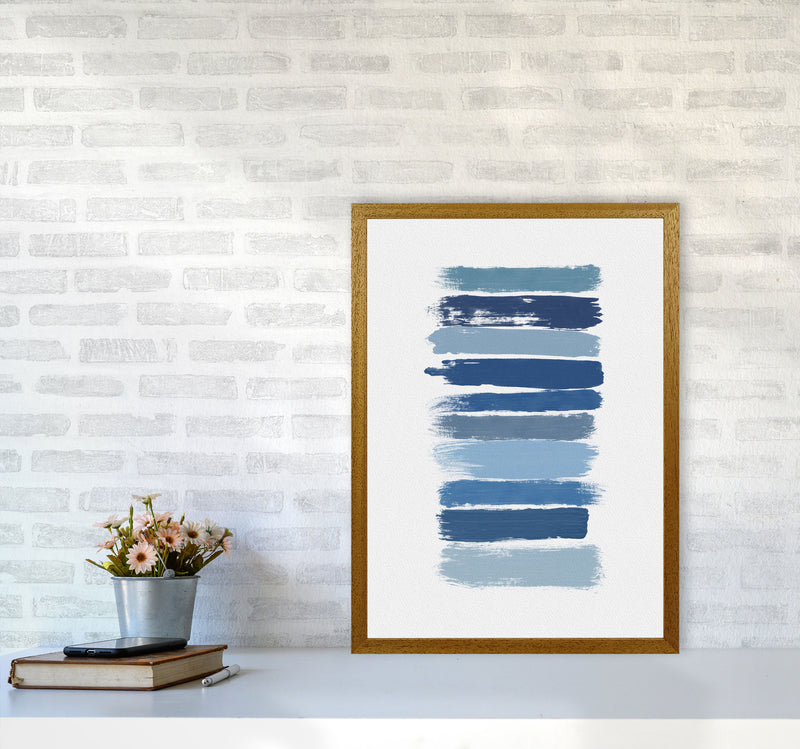 Ombre Blue Abstract Art Print by Orara Studio A2 Print Only