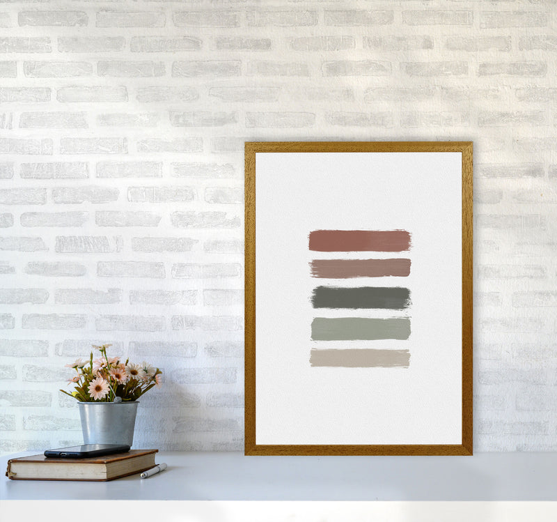 Ombre Earth Tones Abstract Art Print by Orara Studio A2 Print Only