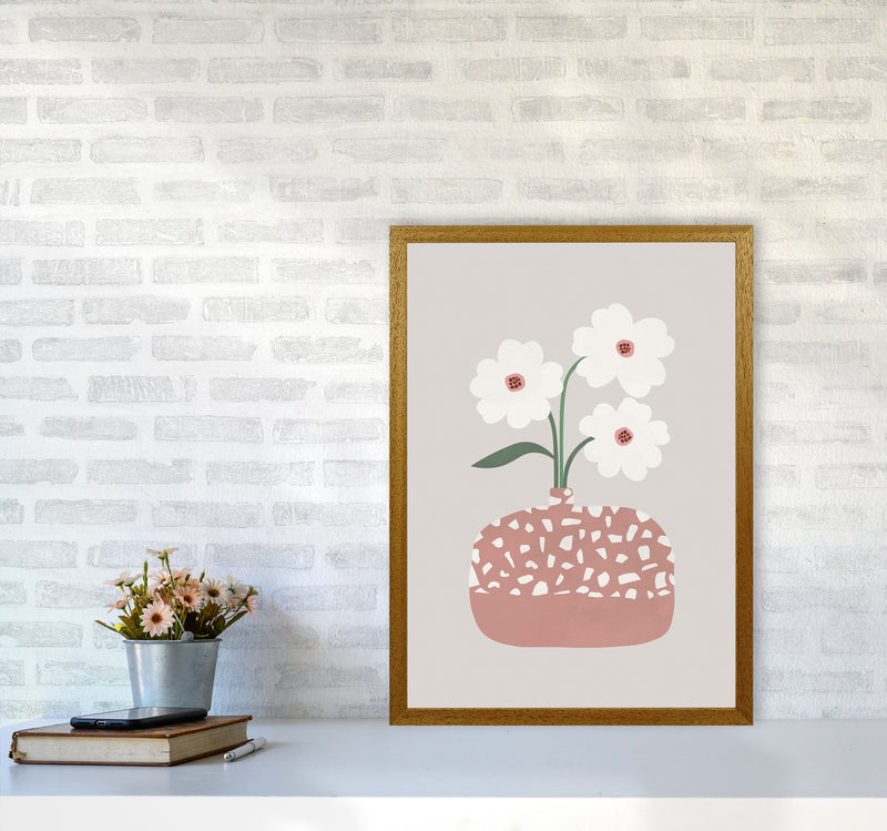 Terrazzo & Flowers Art Print by Orara Studios A2 Print Only