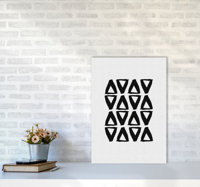 Black And White Abstract II Print By Orara Studio A2 Black Frame