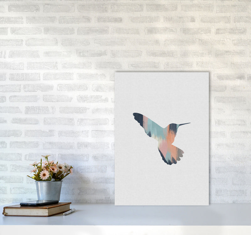 Pastel Hummingbird II Print By Orara Studio Animal Art Print A2 Black Frame