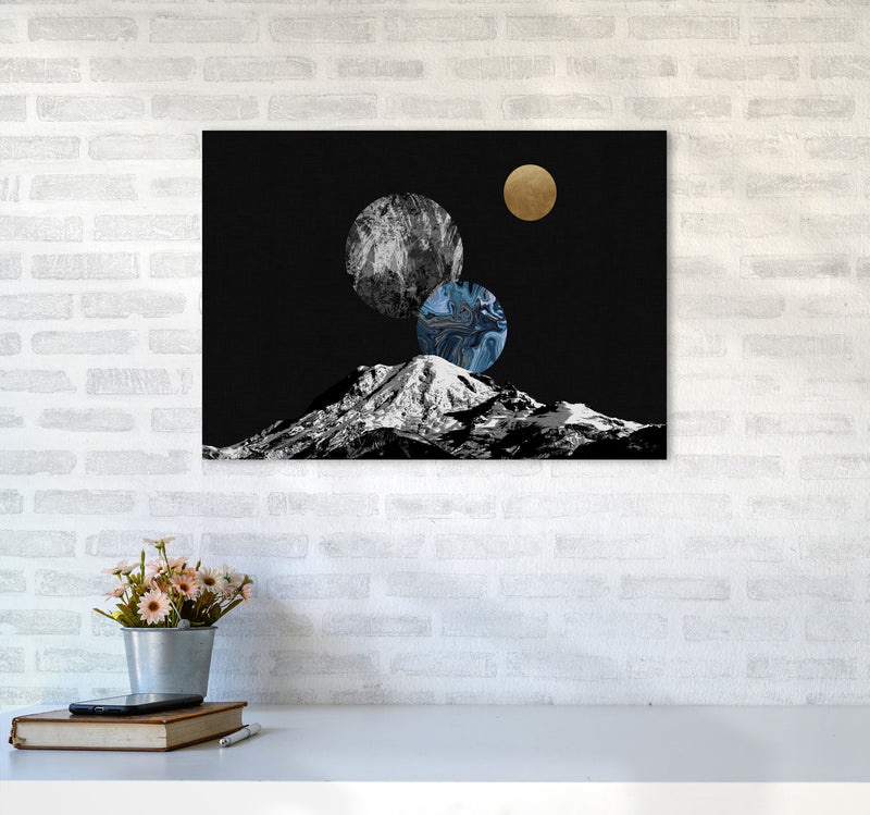 Space II Print By Orara Studio A2 Black Frame