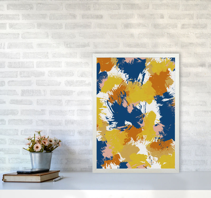 Colourful Abstract I Print By Orara Studio A2 Oak Frame