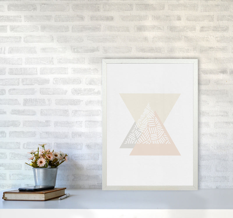Minimalist Geometric III Print By Orara Studio A2 Oak Frame