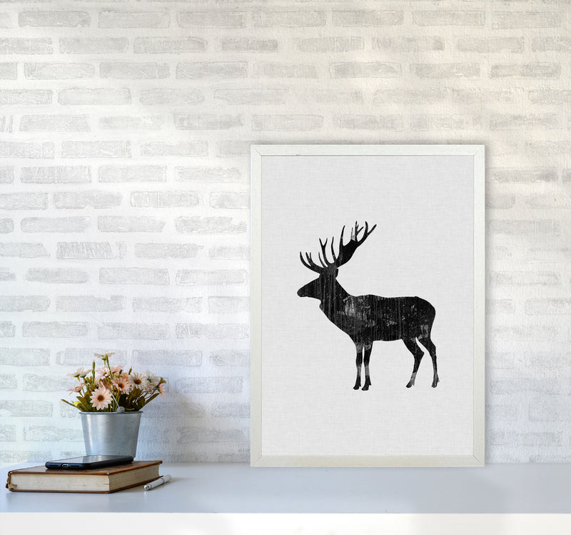 Moose Animal Art Print By Orara Studio Animal Art Print A2 Oak Frame